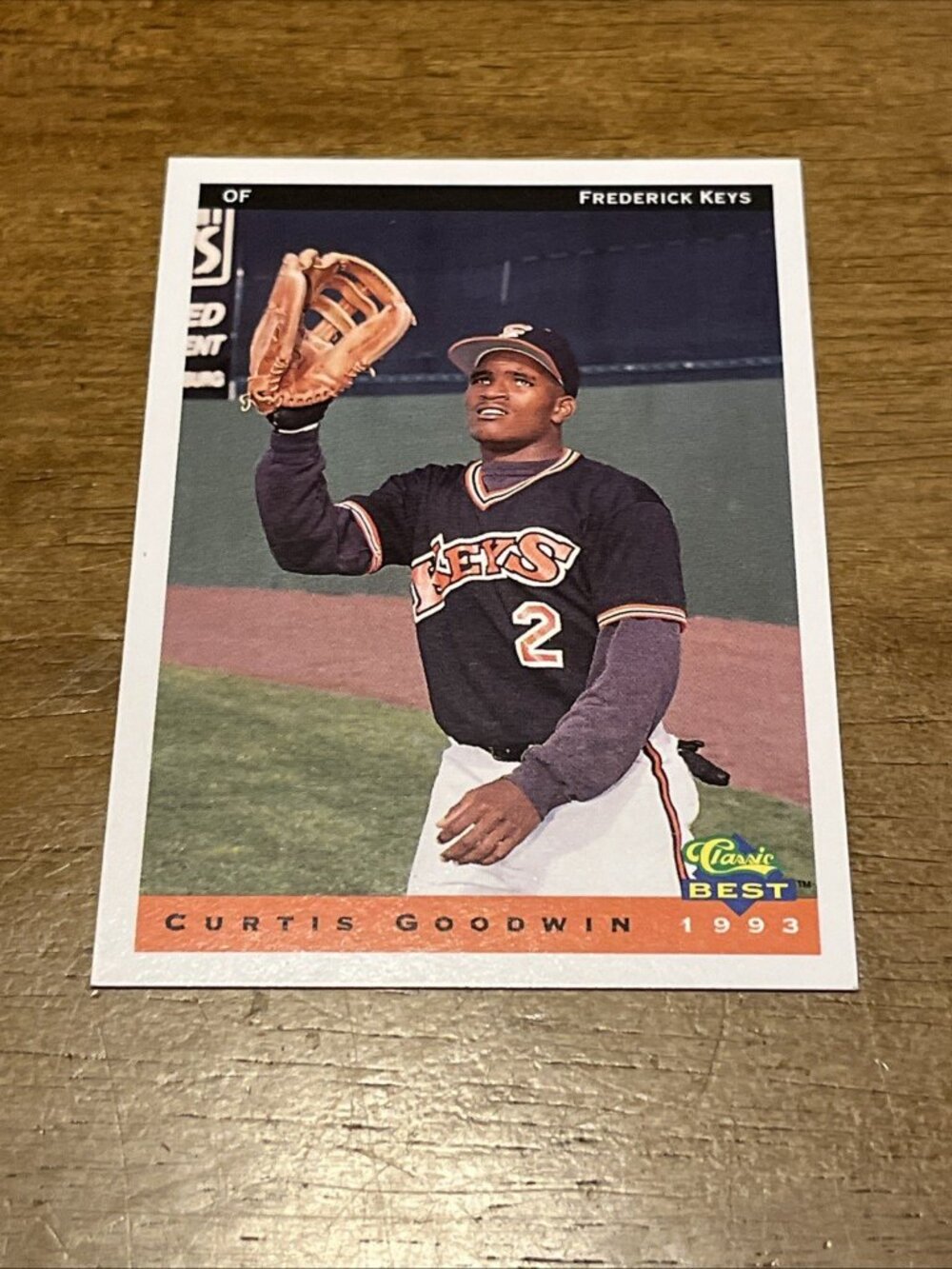 1993 Classic Best Frederick Keys - Curtis Goodwin #8 (RC)